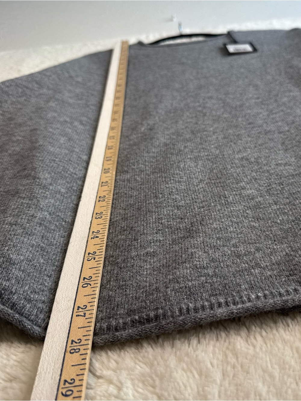 The Normal Brand Marianna Crewneck Sweater Women’s Medium Gray Oversized NEW - Picture 9 of 10
